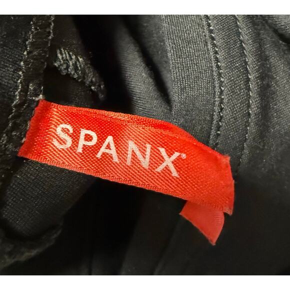 Spanx Women's Black Backseam Skinny Ponte Pants Size Extra Large - Picture 3 of 12